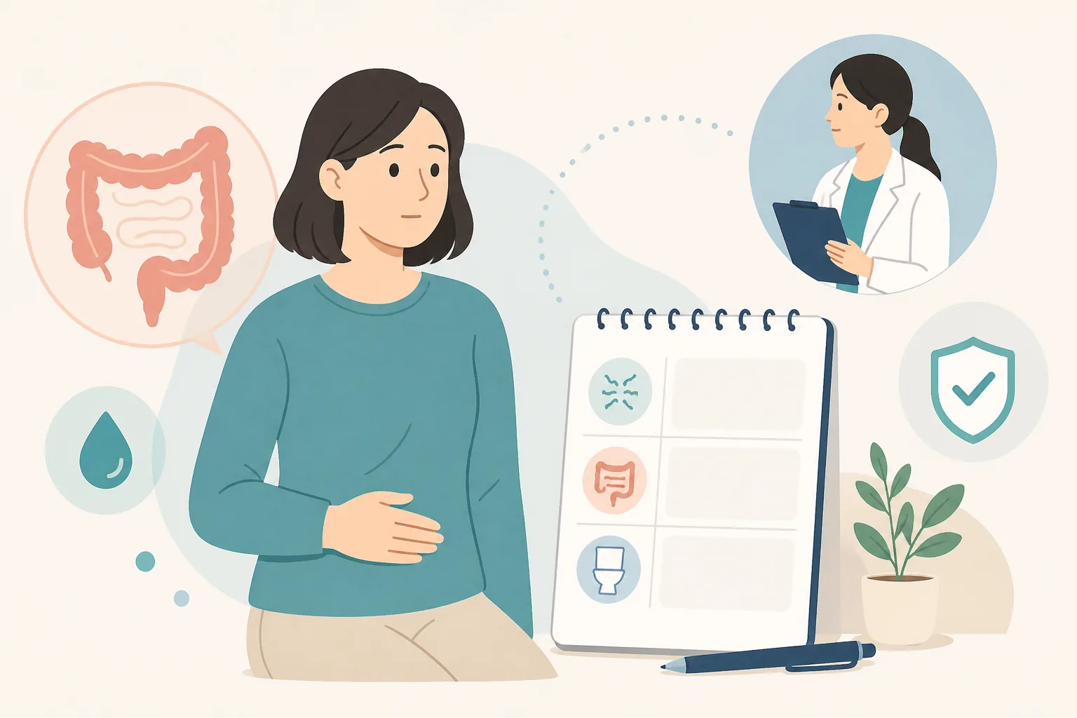 복통과 설사가 반복될 때 과민성장증후군인지 어떻게 확인하나요?