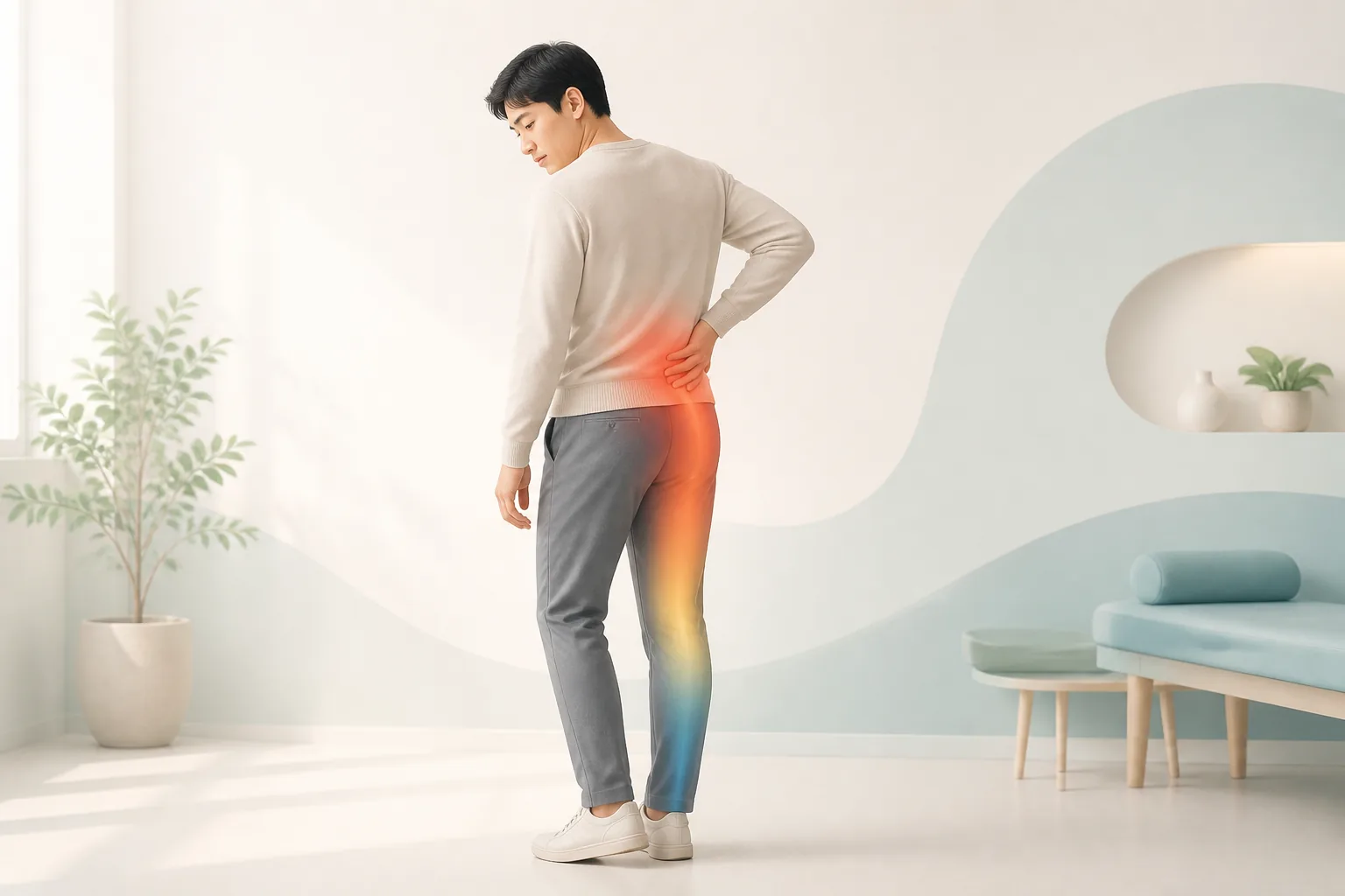 강서구 허리 통증 건강정보 일러스트