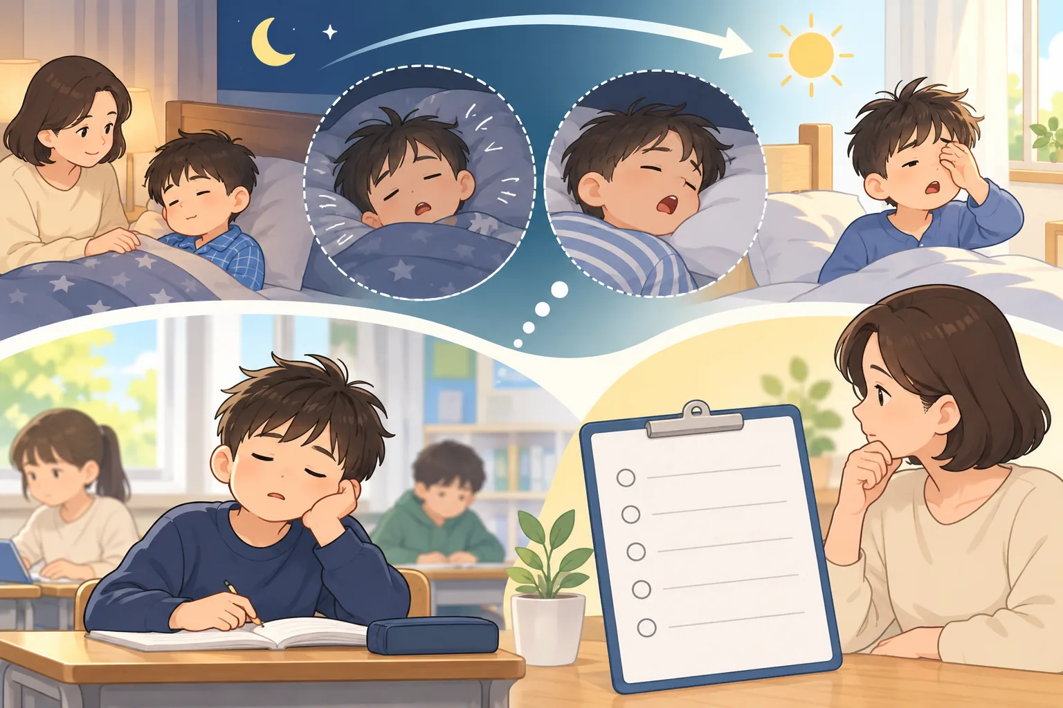소아 성장 건강정보 일러스트 상세 도해