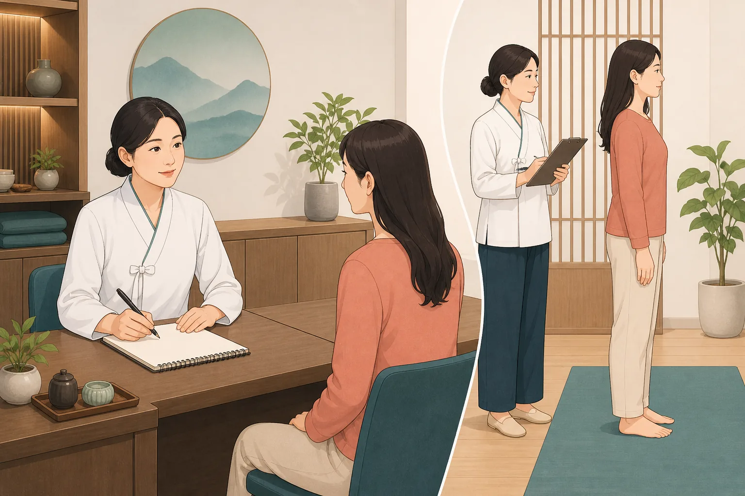 강서구 잦은 체기 건강정보 일러스트 한의학적 진료 계획