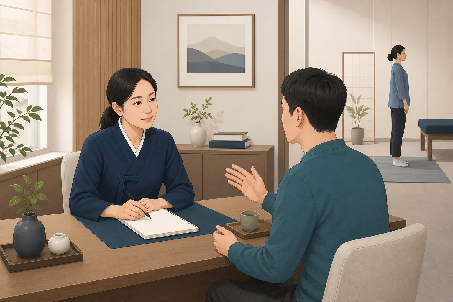 강서구 야간 발한 건강정보 일러스트 한의학적 진료 계획