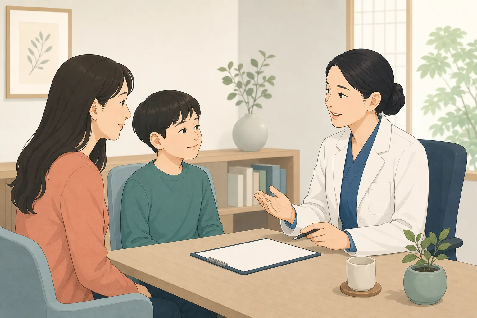 강서구 소아 복통 건강정보 일러스트 한의학적 진료 계획