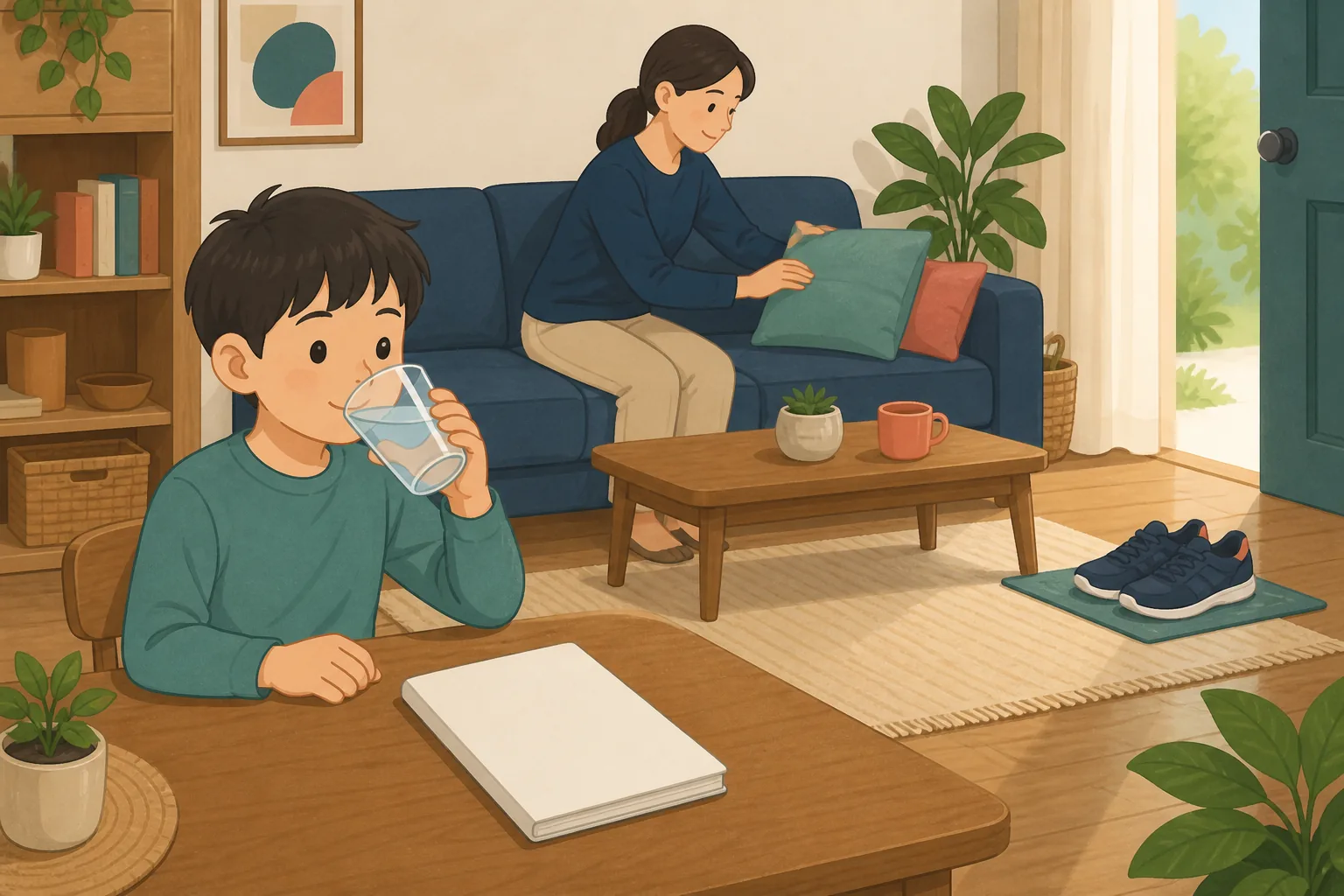 강서구 소아 복통 건강정보 일러스트 생활 관리