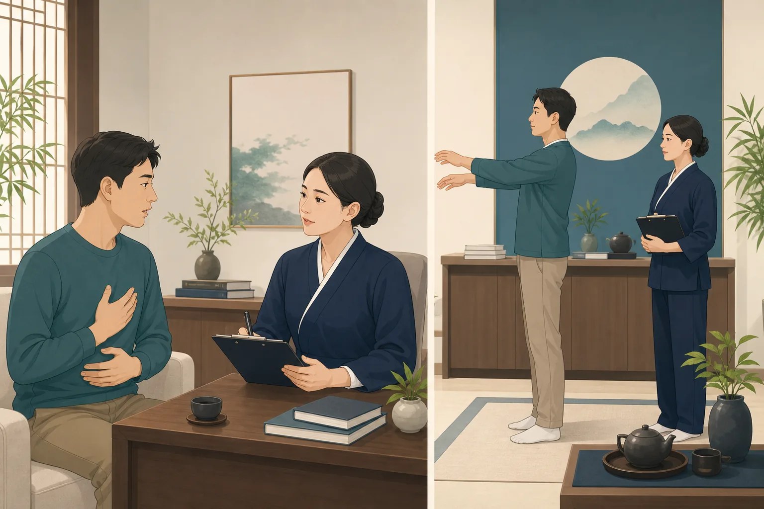 강서구 속쓰림 건강정보 일러스트 한의학적 진료 계획